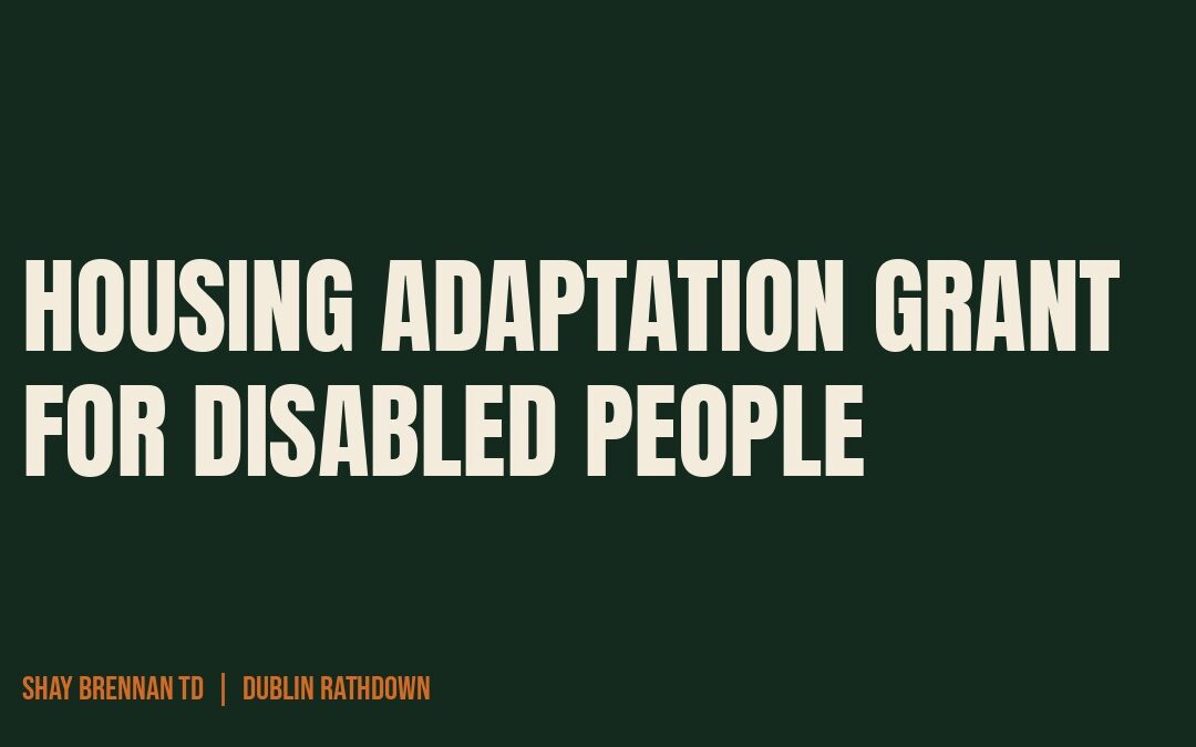 Housing Adaptation Grant for Disabled People